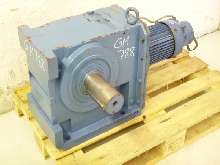 Gear motor BAUER KG73-21/D1A4-283M 230 V 3AC 50 Hz IP65 Drehzahländerung durch Frequenzveränderung ! anmontierte Bremse: GBR 100 WS-HL Neu ! photo on Industry-Pilot