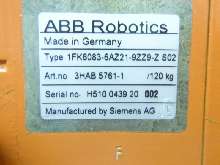  ABB ROBOTICS, SIEMENS 1FK6083-6AZ21-9ZZ9-Z S02 Flansch: 155 x 155 mm /Ø 95 mm gebraucht, geprüft  الصورة على Industry-Pilot