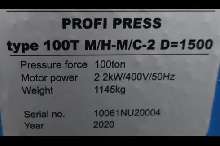 Tryout Press - hydraulic Profi Press - M/H-M/C-2 D=1500 фото на Industry-Pilot