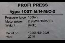 Tryout Press - hydraulic Profi Press - 100T M/H-M/C 2 photo on Industry-Pilot