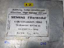Module  Siemens Filtermodul Netzfilter 6SN1111-0AA01-1BA0 3x16A  photo on Industry-Pilot