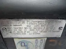 Servomotor Siemens 3~Permanent Magnet Servomotor 1FT5074-0AK21-2 S1 6000 /min USED guter Zustand
