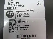 Modul Allen Bradley 1771-PA Power Supply Module Ser. A Rev. 06 UNUSED OVP guter Zustand