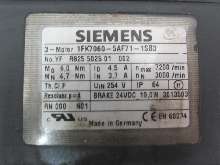 Servo motor Siemens 1FK7060-5AF71-1SB3 Servo Motor Resolver Brake Top Zustand photo on Industry-Pilot
