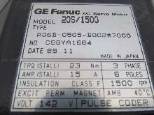 Серводвигатели GE Fanuc Servo Motor A06B-0505-B002#7000 20S/1500 max 1500 Top Zustand фото на Industry-Pilot