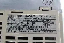Frequency converter Omron VS mini J7 CIMR-J7AZ40P7 400V 3,4A 2,6kVA 1,1kW 3 PHASE TESTED TOP ZUSTAND photo on Industry-Pilot
