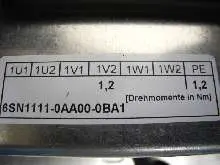 Servomoteur Siemens 3 Phasendrossel Phase Choke 6SN1111-0AA00-0BA1 16kW Version E Top Images sur Industry-Pilot