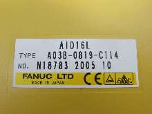 Модуль Fanuc Digital Input Module AID16L A03B-0819-C114 NEUWERTIG фото на Industry-Pilot