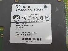وحدة Allen Bradley 1771-IAD D REV. B02 120V AC/DC INPUT MODULE Top Zustand الصورة على Industry-Pilot