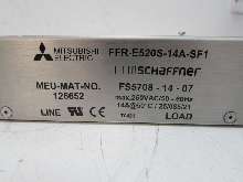 Frequency converter Mitsubishi Schaffner Netzfilter FFR-E520S-14A-SF1 230V 14A TOP ZUSTAND photo on Industry-Pilot