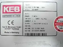 Convertisseur de fréquence KEB Antriebstechnik 09.F0.R01-3429 400V 4,1A 1,5kW Top Zustand TESTED Images sur Industry-Pilot