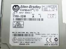 Module Allen Bradley 1769-IQ16 1769IQ16 Compact I/O 16 PT. Input Module Top Zustand photo on Industry-Pilot