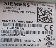 Модуль Siemens 6SN1123-1AB00-0BA1 LT-Modul Int. 2X25A Version A REFURBISHED Überholt фото на Industry-Pilot