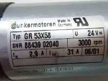 Servomotor DUNKERMOTOREN ASTO E100R24 Getriebe: PLG52 Motor: GR 53 x 58 gebraucht, geprüft  guter Zustand