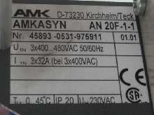Frequenzumrichter AMK Amkasyn AN 20F-1-1 Power Supply AN20F TOP ZUSTAND Bilder auf Industry-Pilot