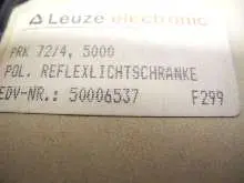 مستشعر Leuze electronic PRK 72/4 5000 Pol. Reflexlichtschranke Unbenutzt OVP الصورة على Industry-Pilot