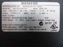 Частотный преобразователь Siemens Micromaster 420 6SE6420-2UC11-2AA0 0,12kW 230V + Netzfilter Top Zustand фото на Industry-Pilot