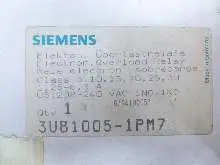 محول-التردد Siemens Elekton. Überlastrelais 3UB1005-1PM7 1,25-6,3A 600V AC unbenutzt OVP الصورة على Industry-Pilot