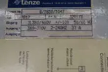محول-التردد Lenze Frequenzumrichter AC 7800 329173 Typ 7817 الصورة على Industry-Pilot
