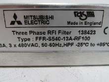 Frequency converter Mitsubishi Three Phase RFI Filter FFR-S540-13A-RF100 13A 3x480VAC TOP ZUSTAND photo on Industry-Pilot