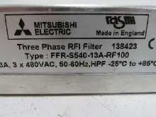 محول-التردد Mitsubishi Three Phase RFI Filter FFR-S540-13A-RF100 13A 3x480VAC TOP ZUSTAND الصورة على Industry-Pilot