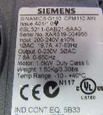 Частотный преобразователь Siemens Sinamics G110 CPM110 AIN 6SL3211-0AB21-5AA0 1,5kW 230V TOP ZUSTAND фото на Industry-Pilot