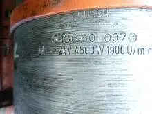 Hydraulikaggregat BOSCH 0 541 500 025 ( 0541500025 ) Motor: 0 136 601 007 ( 0136601007 ) Ersatzteil u.a. für elektrischen Gabeltapler STEINBOCK EFG1,6T gebraucht Hydraulikaggregat 0 541 500 025 guter Zustand