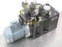  Hydraulikaggregat PARKER HPTM 11A-2A-2CM L-9 B Motor: ATB Typ AF 80/4A-11 Hydraulikaggregat 0,55 kW, 60 bar gebraucht Bilder auf Industry-Pilot