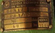 وحدة هيدروليكية WEHRDOHLER PUMPENFABRIK FMA 1/12 ( FMA1/12 ) Hydraulikaggregat 0,75 kW الصورة على Industry-Pilot