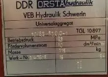Hydraulikaggregat ORSTA 10/6.3 - 63.0/01 TGL 10897 Hydraulikaggregat 1,5 kW guter Zustand