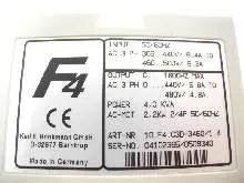 محول-التردد KEB F4 10.F4.C3D-3460 10.F4.C3D-3460/1.4 2,2kW 400V Top Zustand الصورة على Industry-Pilot