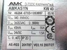 Сервопривод AMK KW 40 Amkasyn KW40 40kVA 66A 46264 Top Zustand фото на Industry-Pilot
