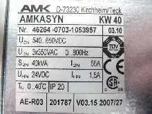 سيرفو AMK KW 40 Amkasyn KW40 40kVA 66A 46264 Top Zustand الصورة على Industry-Pilot