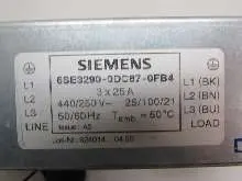 Convertisseur de fréquence Siemens 6SE3290-0DC87-0FB4 3 x 25A 440/240V Netzfilter Top Zustand Images sur Industry-Pilot