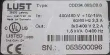 Convertisseur de fréquence LUST CDD34 Servo Drive CDD34.003,C2.0 400V 2,3A 1,5kVA TESTED TOP ZUSTAND Images sur Industry-Pilot