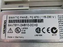 محرك-سيرفو Siemens Simatic Panel PC 670 6AV7611-0AB10-0CH0 Panelsystem Unbenutzt OVP الصورة على Industry-Pilot