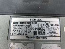  Siemens Bedienhandgerät 6FX2007-1AE04 Erz.Stand:A Top Zustand الصورة على Industry-Pilot