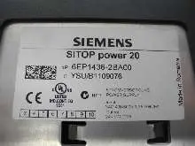  Siemens Sitop Power 20 6EP1 436-2BA00 6EP1436-2BA00 400V 20A 24V DC Top Zustand фото на Industry-Pilot