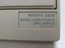 محول-التردد Omron Yaskawa CIMR-E7Z45P5 400V 5,5kw Frequenzumrichter Top Zustand الصورة على Industry-Pilot