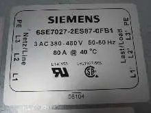  SIEMENS 6SE7027-2ES87-0FB1 3AC 380-480V 50-60Hz 80A 40°C الصورة على Industry-Pilot