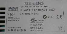  Siemens 6AV6 642-0DA01-1AX1 6AV6642-0DA01-1AX1 OP177B PN/DP E-St.11 TOP ZUSTAND photo on Industry-Pilot