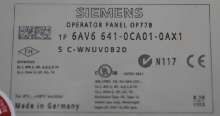  Siemens OP77B 6AV6 641-0CA01-0AX1 6AV6641-0CA01-0AX1 E.St.09 TESTED TOP ZUSTAND Bilder auf Industry-Pilot