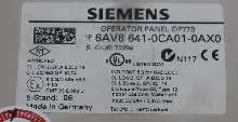  Siemens 6AV6641-0CA01-0AX0 6AV6 641-0CA01-0AX0 OP77B E-St.: 6 TESTED TOP ZUSTAND الصورة على Industry-Pilot