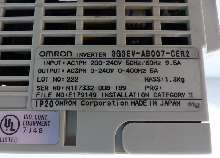 Frequenzumrichter Omron SYSDRIVE INVERTER 3G3EV-AB007-CER2 3G3EV-INVERTER 230V 0,75kw TOP Bilder auf Industry-Pilot