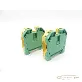  Weidmüller Weidmüller WPE 35 Schutzleiter-Reihenklemme grün/gelb VPE 2 Stück -neuwertig- фото на Industry-Pilot