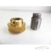   Streuli Schnecke und Schneckenrad Messing 950229 - ungebraucht - 