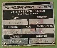 Stanzautomat-Doppelständer Kaiser Pressen PV 40 F guter Zustand
