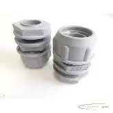   Kabelverschraubung mit Gegenmutter M25x15 Ø 22mm grau VPE: 2 Stück 