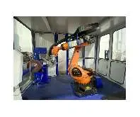  Schweißroboter Schleifzelle mit KUKA Roboter KR 180 