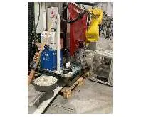 Schweißroboter Schweißroboter Fanuc 200iD/7L auf einer Bahn guter Zustand